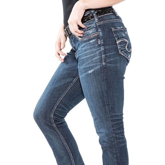 Silver Jeans Suki Slim Ankle Jeans SZ 14 EUC - Picture 1 of 8